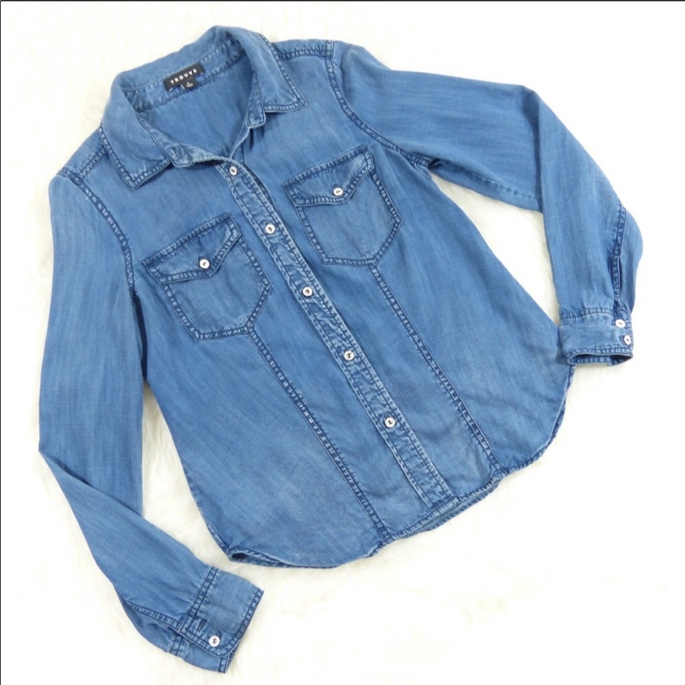 Trouve Chambray Button Down
